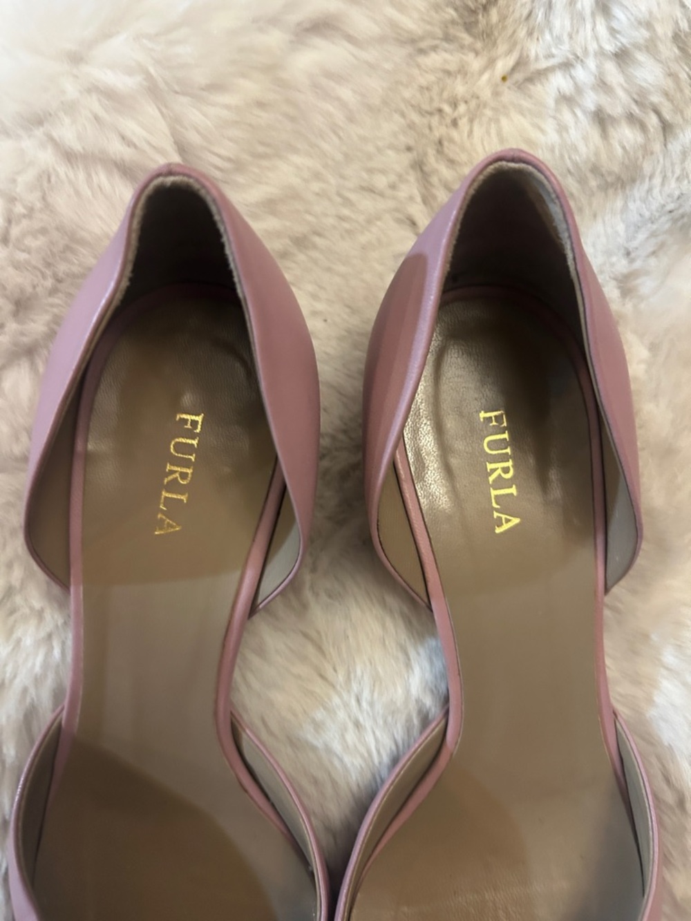 Furla Dusty Rose Pointed-Toe D'Orsay Heels - Picture 4 of 14